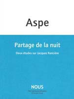 Bernard Aspe Partage de la nuit